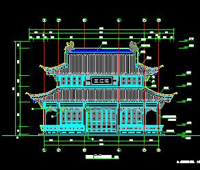 園林景觀古建筑施工圖紙免費(fèi)下載 園林古建